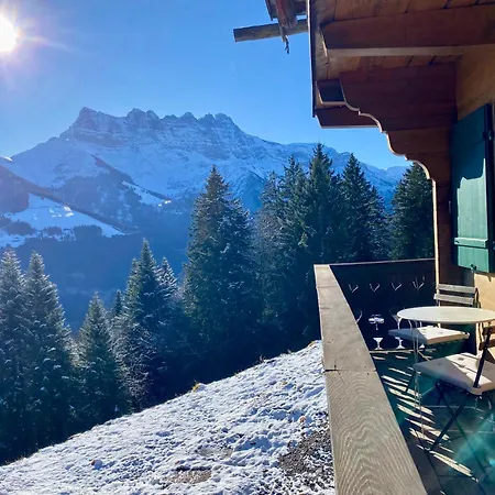Swiss - Salle De Jeux Et Vue Panoramique Chalet Morgins